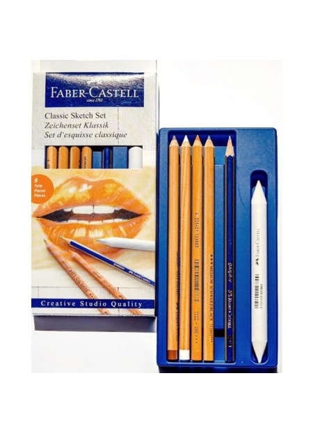 Set creioane Faber Castell Classic Sketch