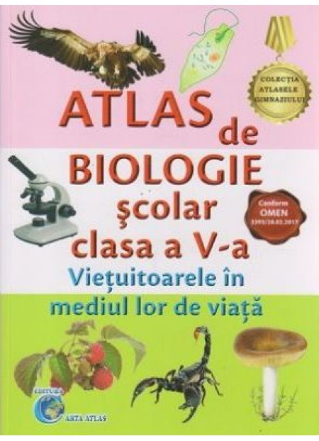 Atlas de biologie scolar - Clasa a 5-a