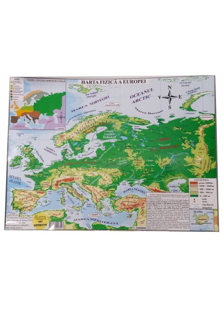 Harta Europei - editura Eduard
