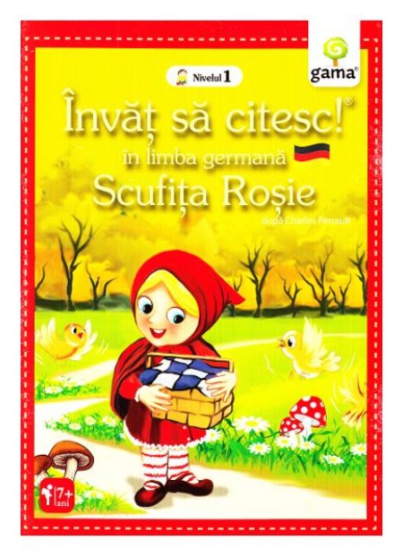 Invat sa citesc in limba germana - Scufita Rosie