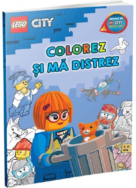 Lego City: Colorez si ma distrez. Carte de colorat