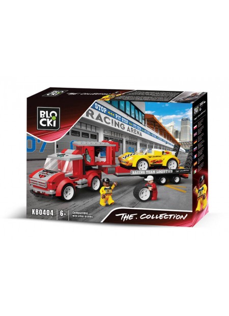 Joc constructie,Blocki, The Collection, Transportator de masini de curse