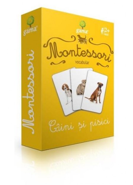 Montessori. Vocabular - Caini si pisici