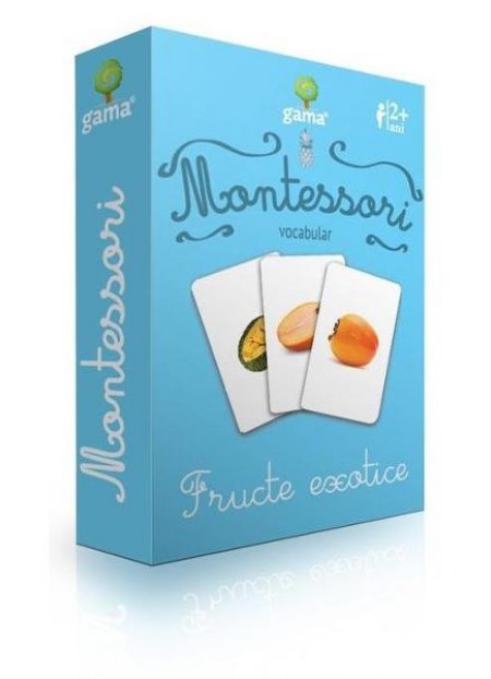 Montessori. Vocabular - Fructe exotice