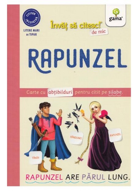  Invat sa citesc de mic! Rapunzel - Nivelul 0