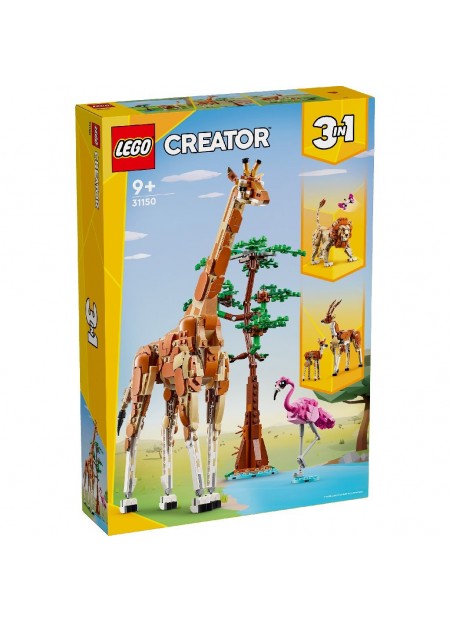 LEGO CREATOR 3IN1 ANIMALE SALBATICE DIN SAFARI 31150