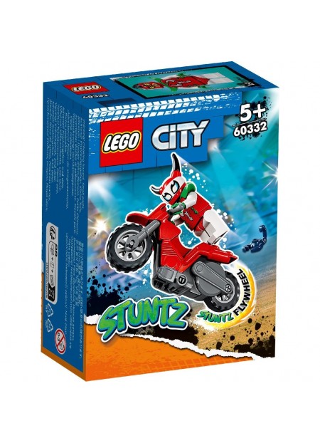 LEGO CITY STUNTZ MOTOCICLETA DE CASCADORII SCORPION SALBATIC 60332