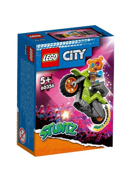 LEGO CITY STUNTZ MOTOCICLETA DE CASCADORIE CU URS 60356