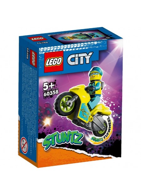 LEGO CITY STUNTZ MOTOCICLETA DE CASCADORIE CIBERNETICA 60358