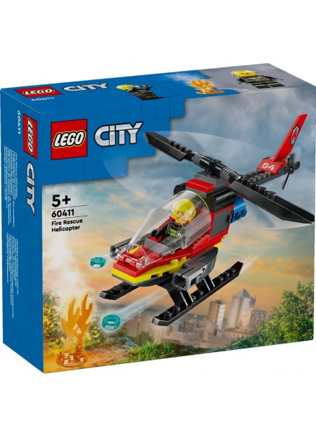 LEGO CITY ELICOPTER DE POMPIERI 60411