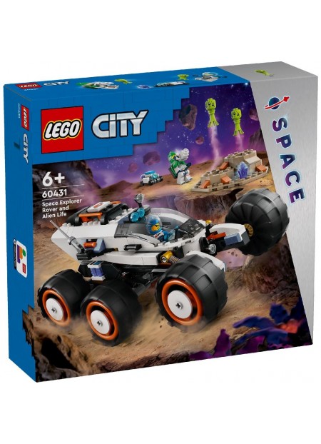 LEGO CITY ROVER DE EXPLORARE SPATIALA SI VIATA EXTRATERESTRA 60431
