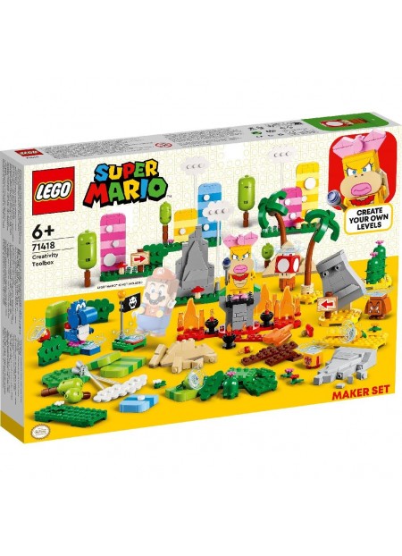 LEGO SUPER MARIO SET DE CREATOR CUTIA DE UNELTE PENTRU CREATIVITATE 71418