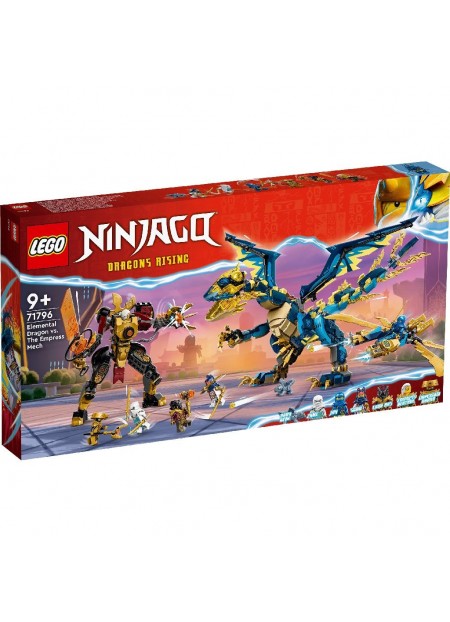 LEGO NINJAGO DRAGONUL STIHIE VS ROBOTUL IMPARATESEI 71796