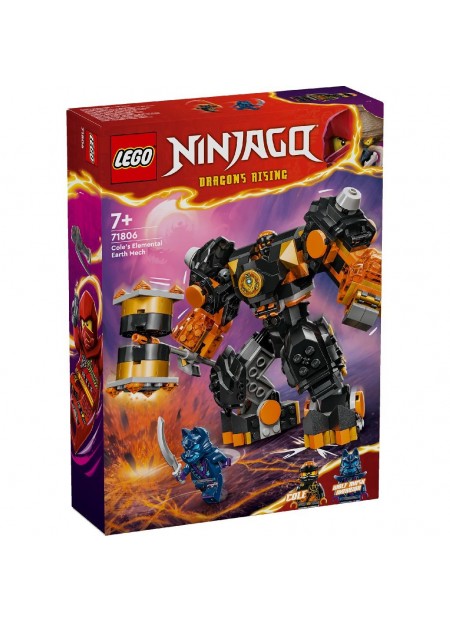 LEGO NINJAGO ROBOTUL STIHIE DE PAMaNT AL LUI COLE 71806