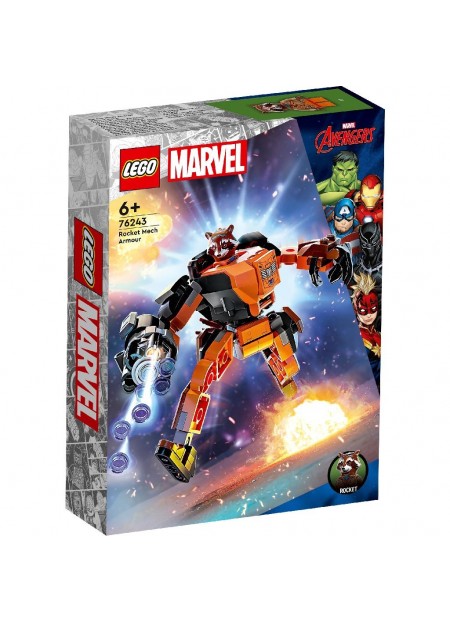 LEGO SUPER HEROES ARMURA DE ROBOT A LUI ROCKET 76243
