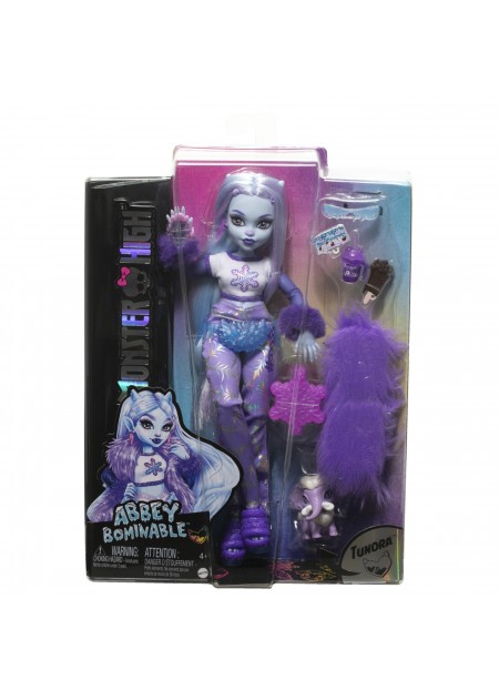 MONSTER HIGH PAPUSA ABBEY BOMINABLE SI ANIMALUT TUNDRA